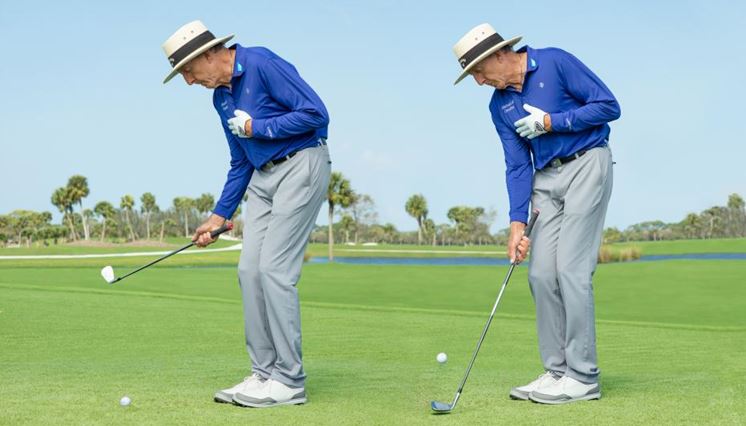 The added benefit of practicing one-handed pitch shots