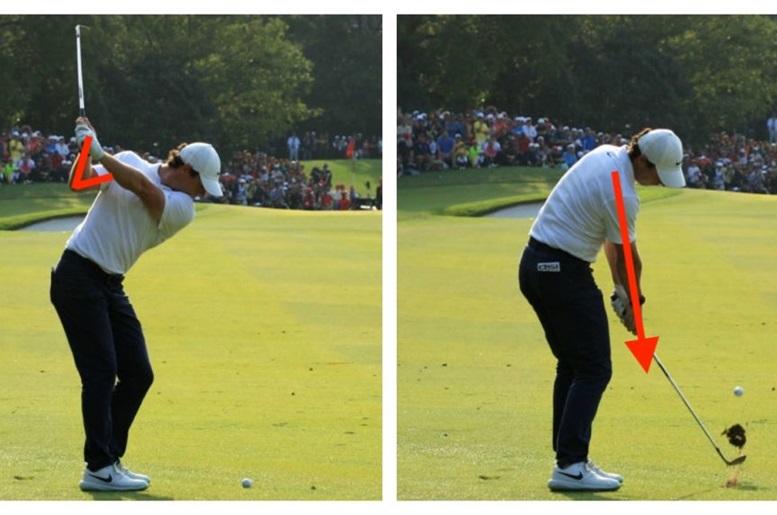 Explaining Rory McIlroy’s split-handed ‘pump’ golf swing drill