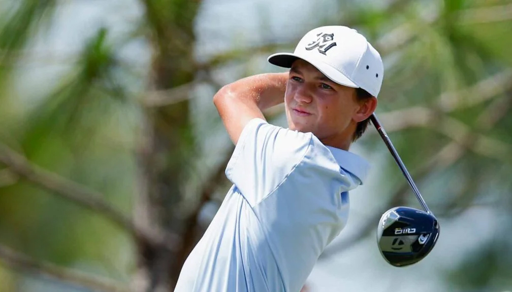 Miles Russell, 15, set Korn Ferry Tour record for youngest to make cut